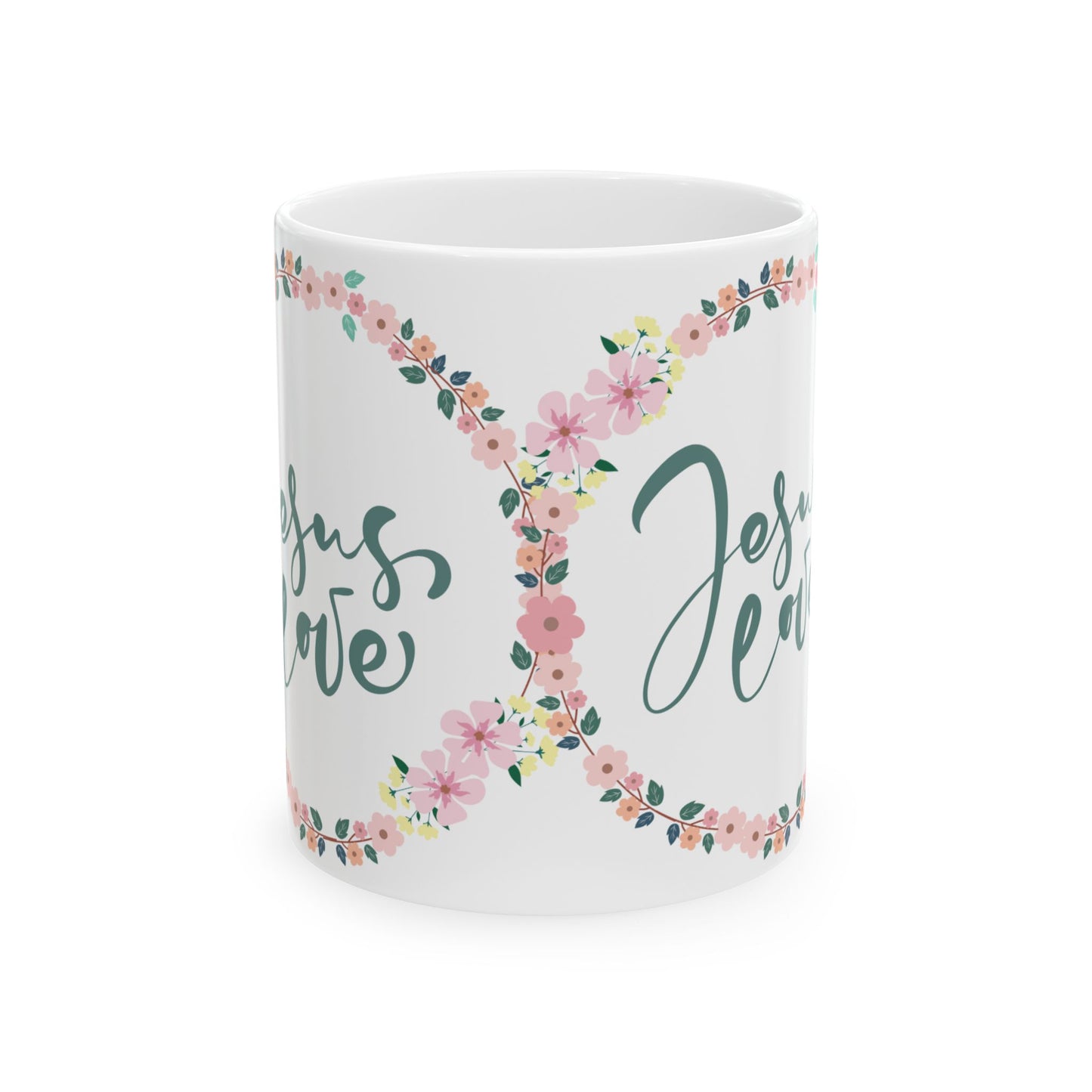 Jesus Love Ceramic Mug, (11oz, 15oz)