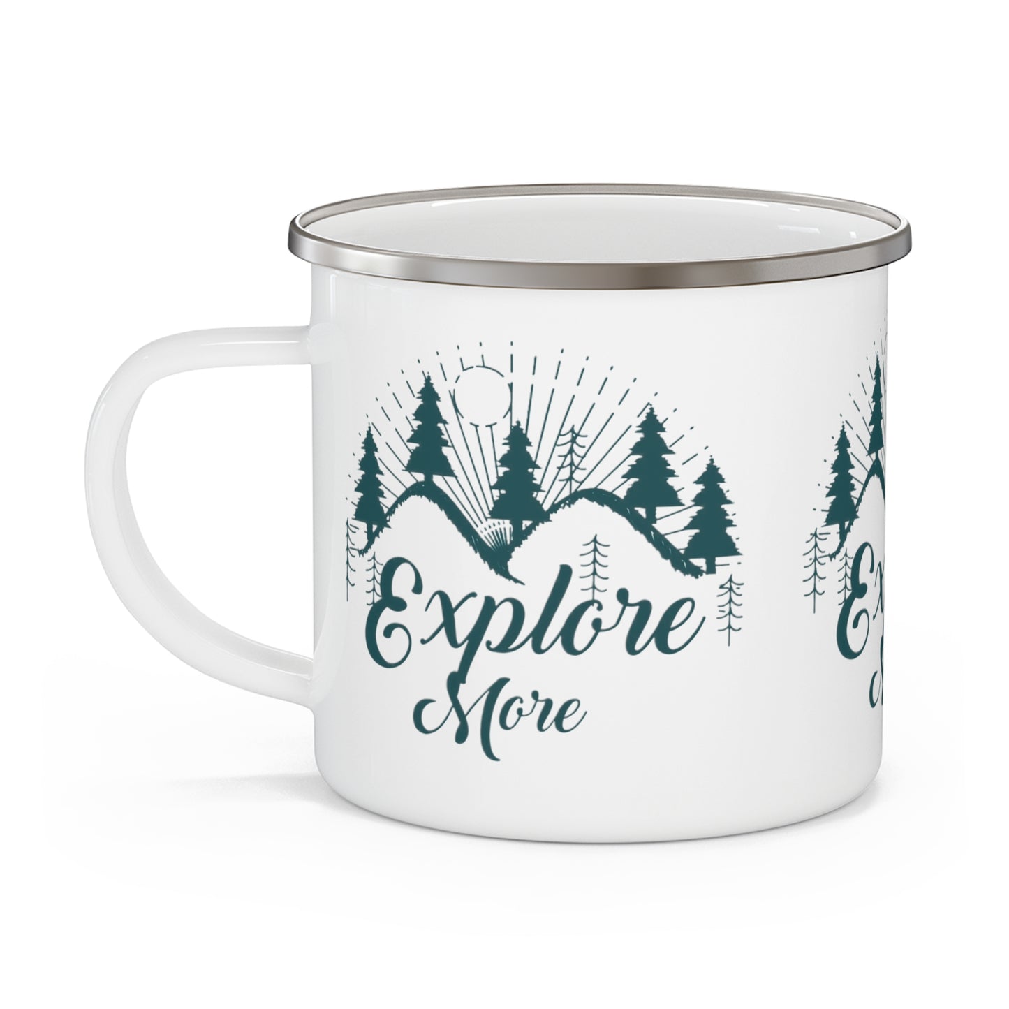 Explore More Enamel Camping Mug