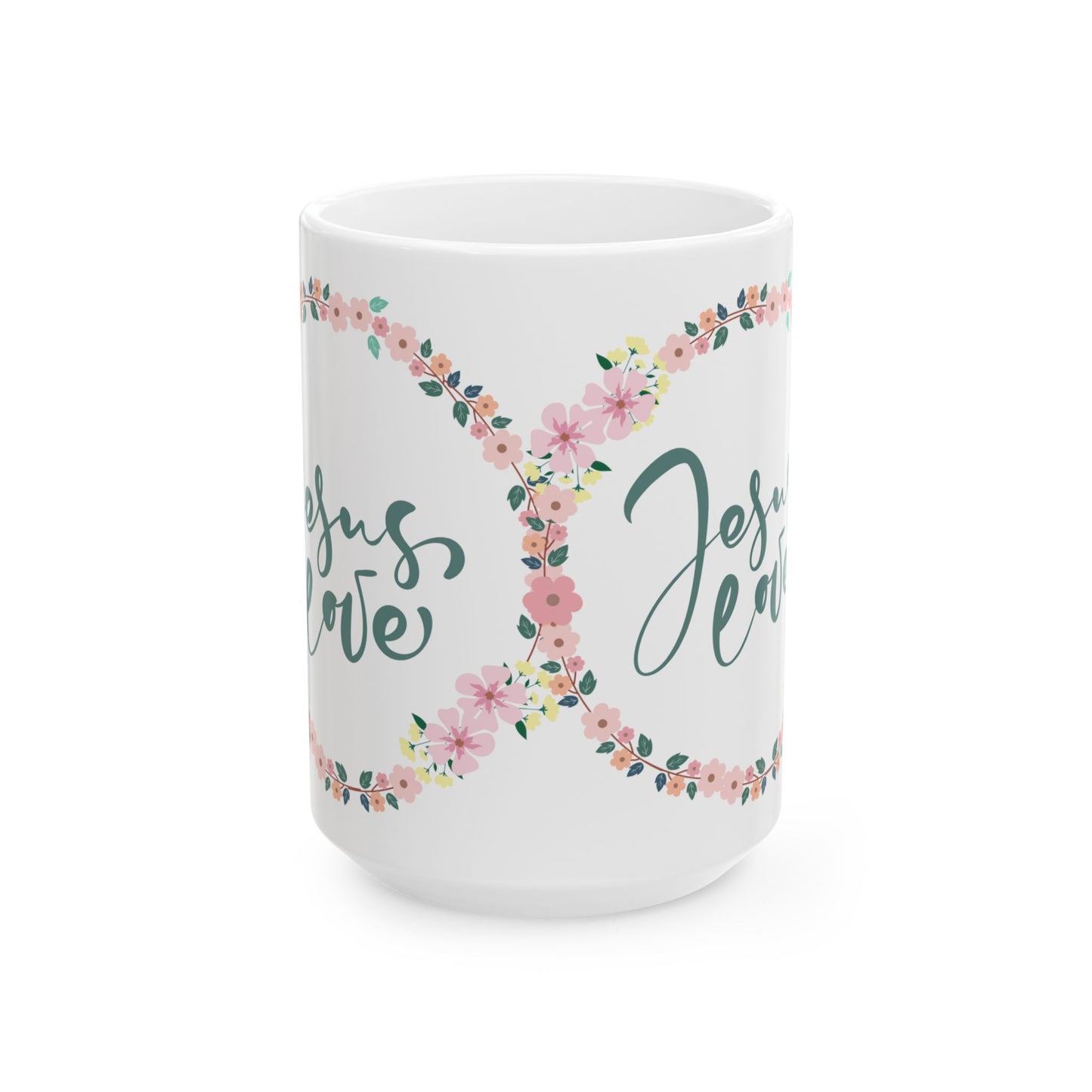 Jesus Love Ceramic Mug, (11oz, 15oz)