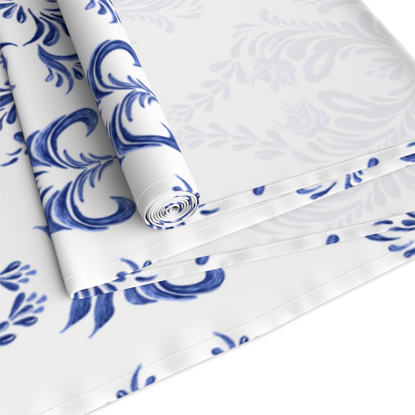 Blue Pattern Table Runner