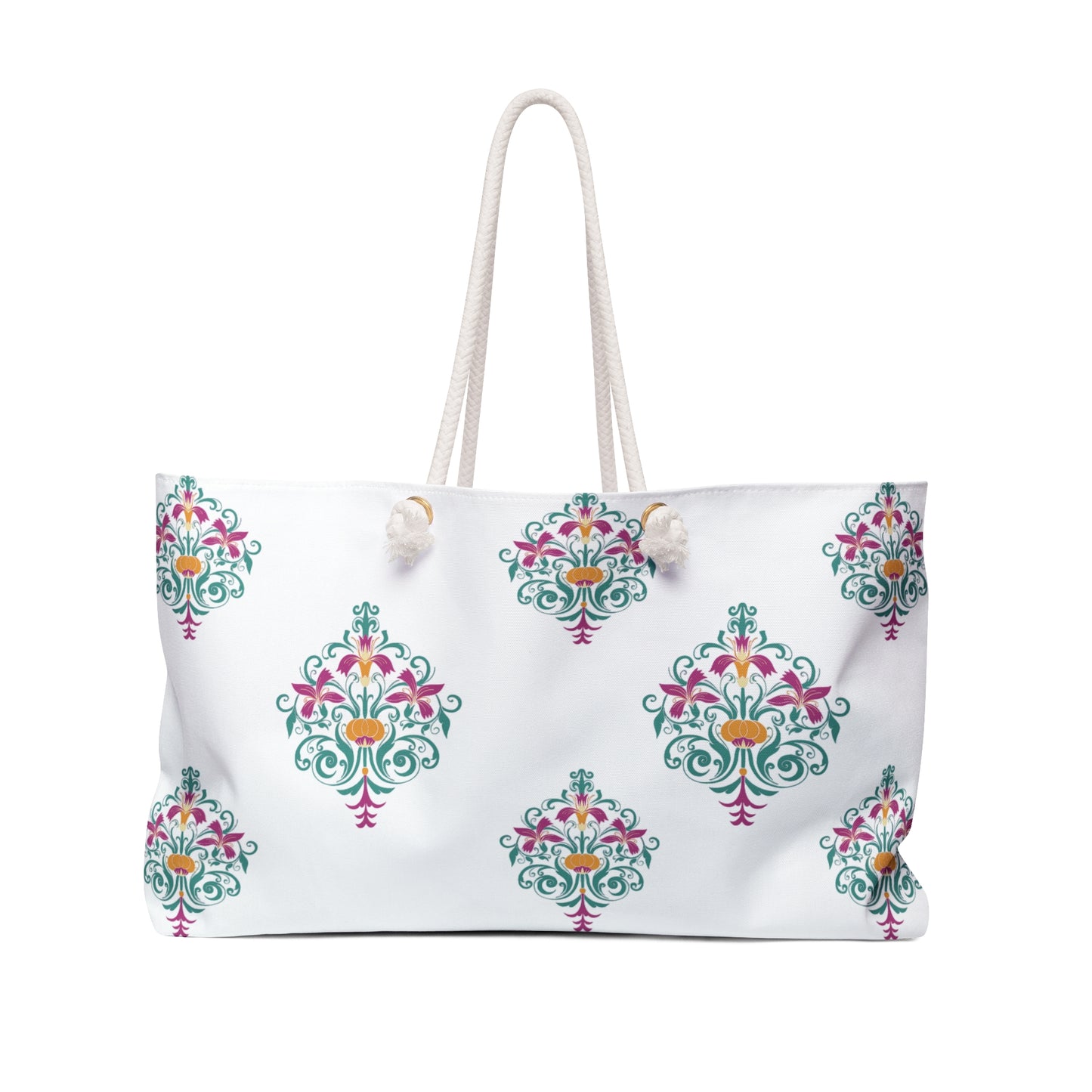 Floral Pattern Weekender Bag