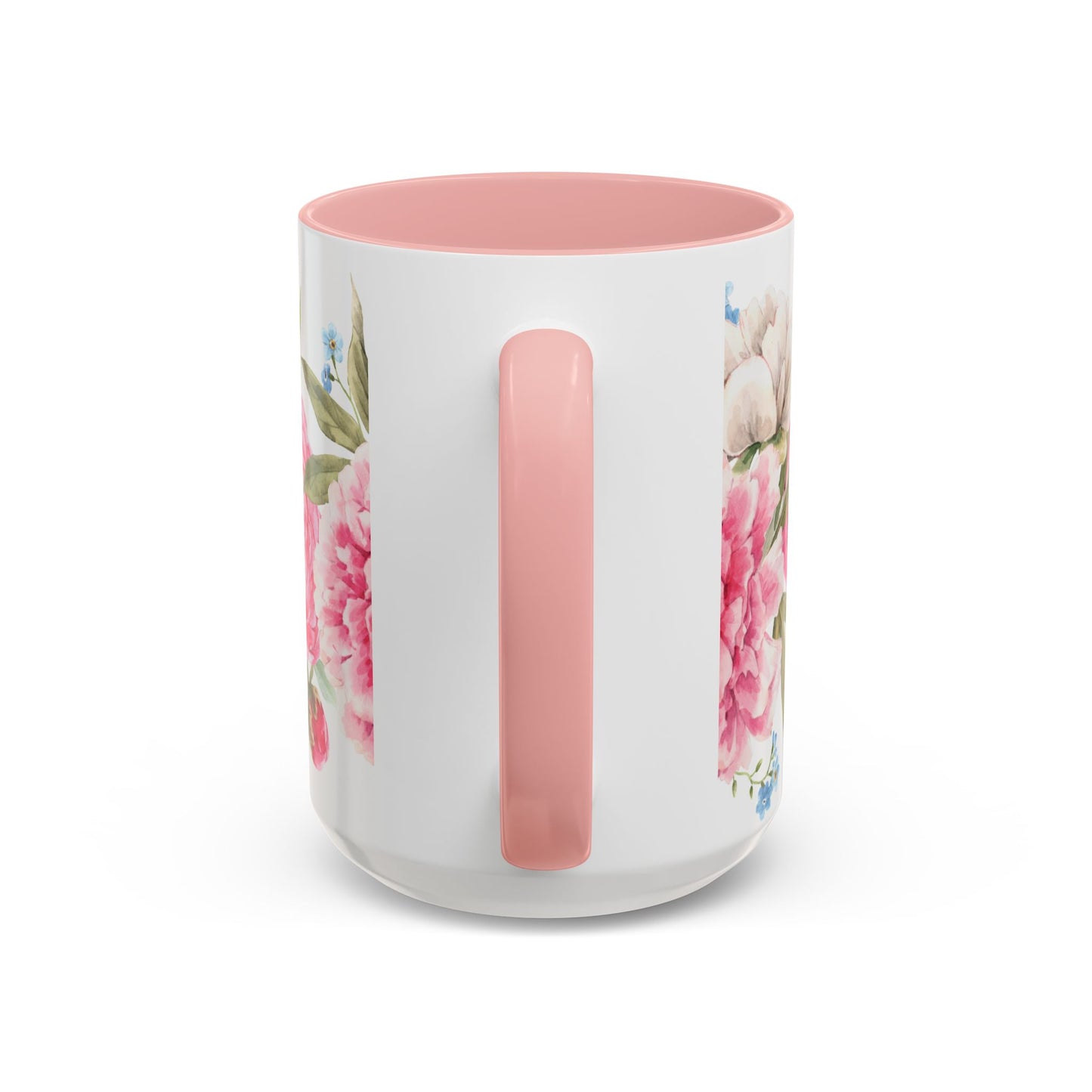 Pink Accent Coffee Mug (11, 15oz)