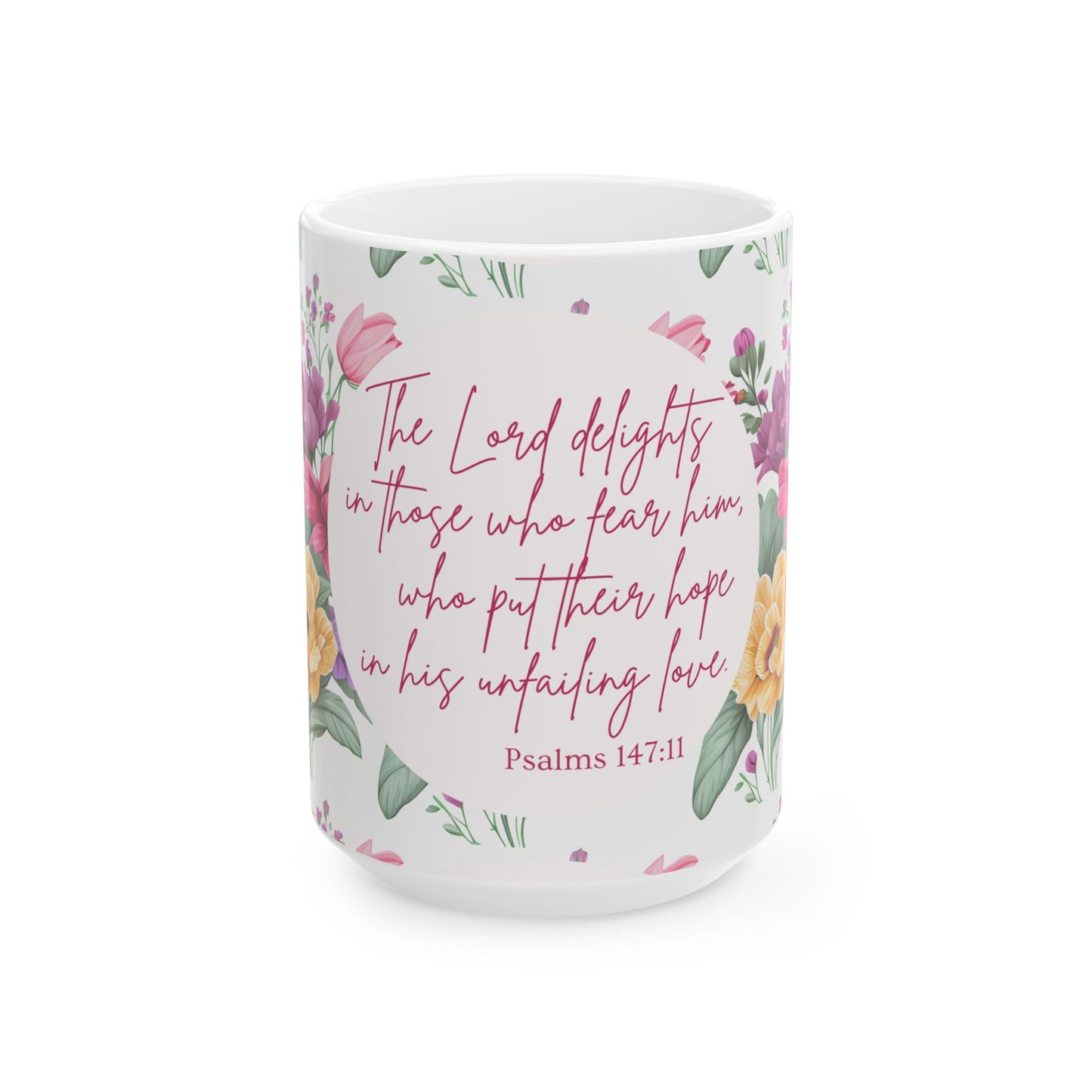 Powerful Bible Verse Ceramic Mug, (11oz, 15oz)