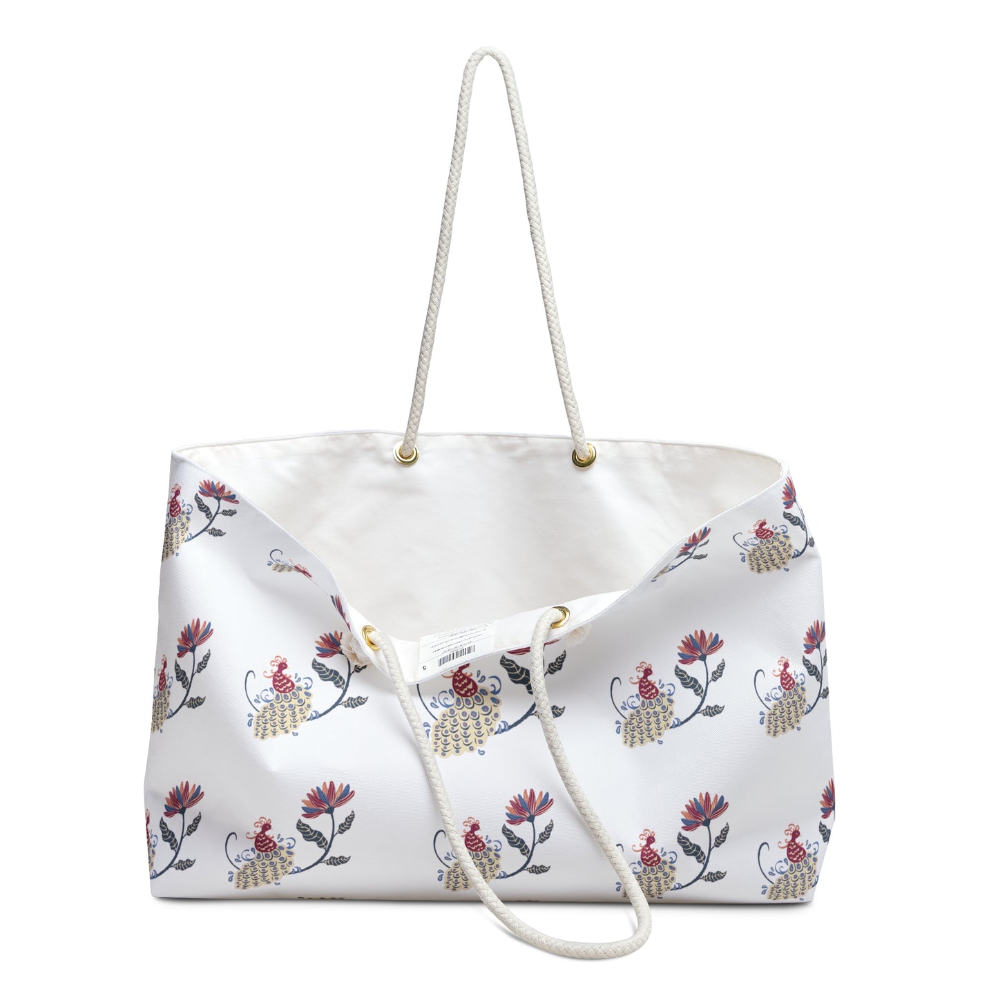 Peacock Floral Weekender Bag