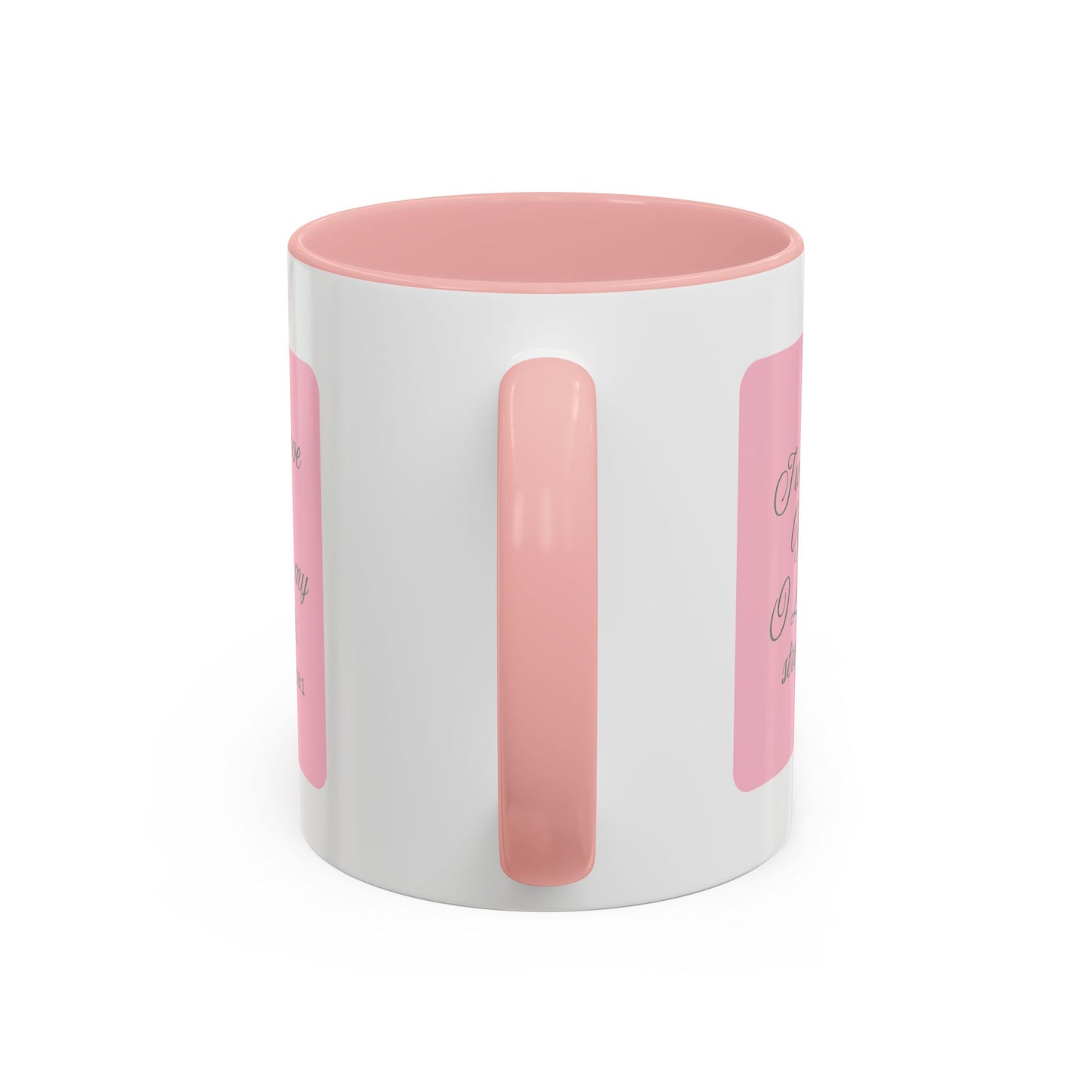 Psalms 18:1 Pink Accent Coffee Mug (11, 15oz)