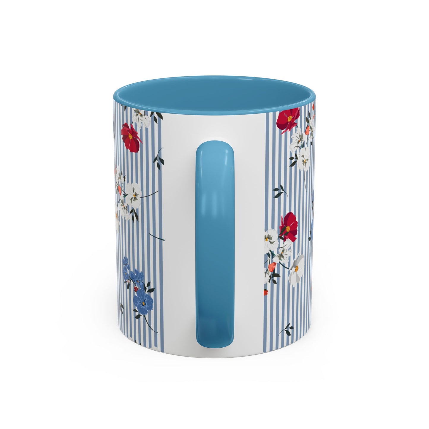 Blue Accent Coffee Mug (11, 15oz)