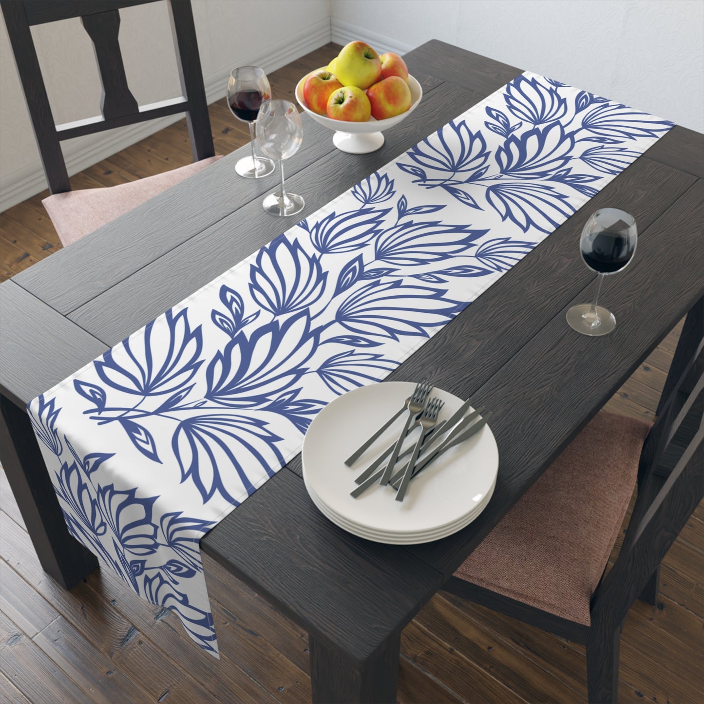 Blue Table Runner