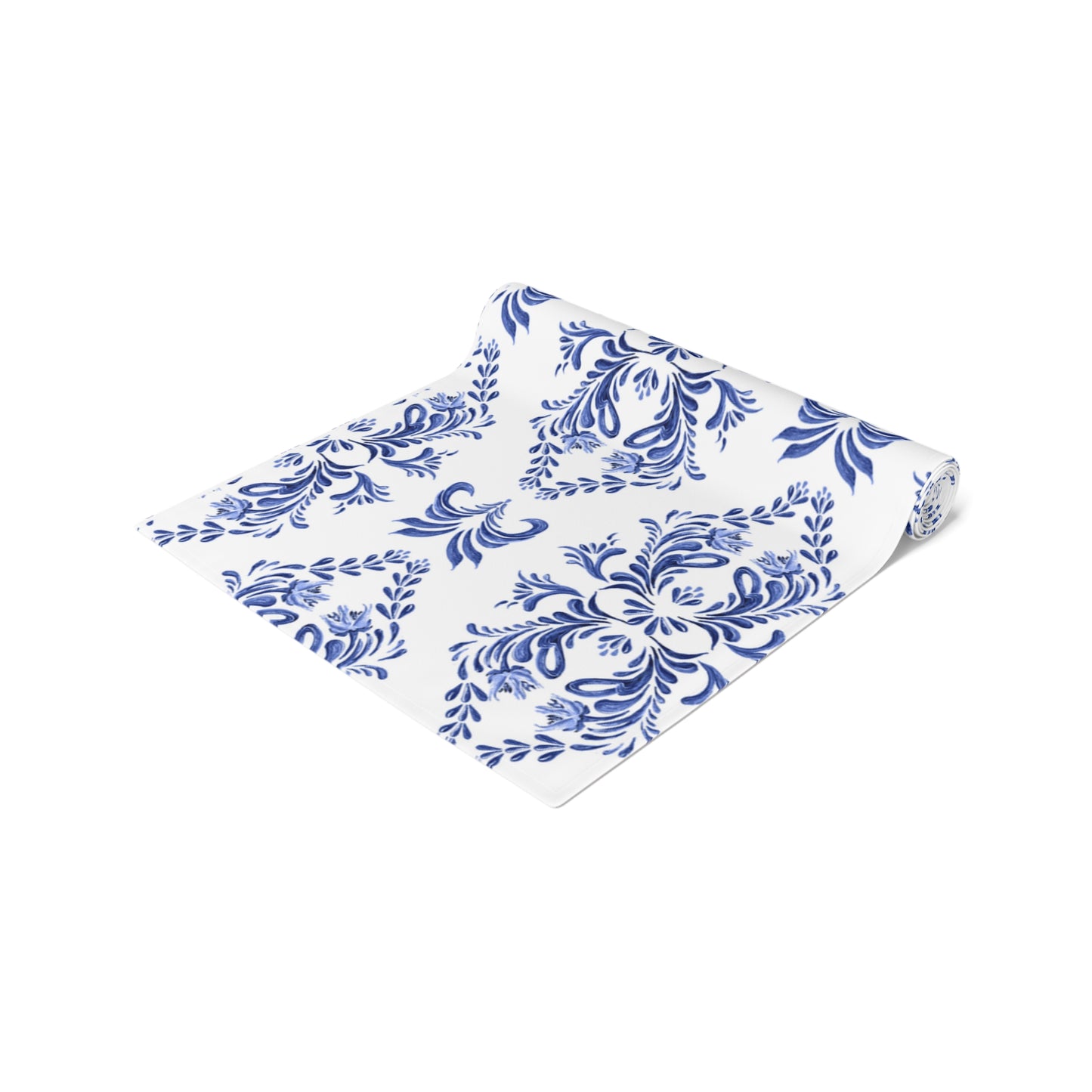 Blue Pattern Table Runner