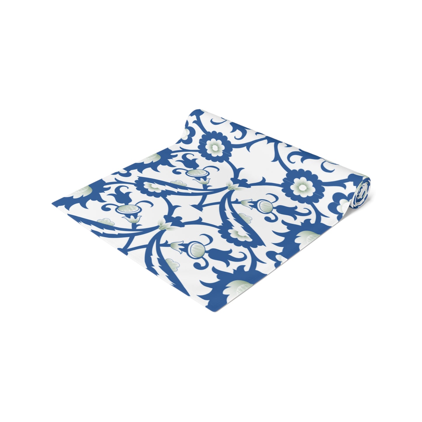 Blue Pattern Table Runner