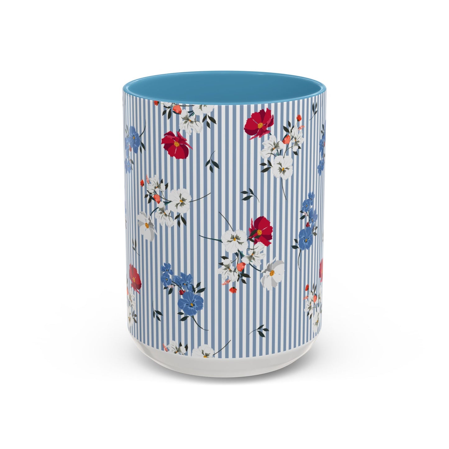 Blue Accent Coffee Mug (11, 15oz)