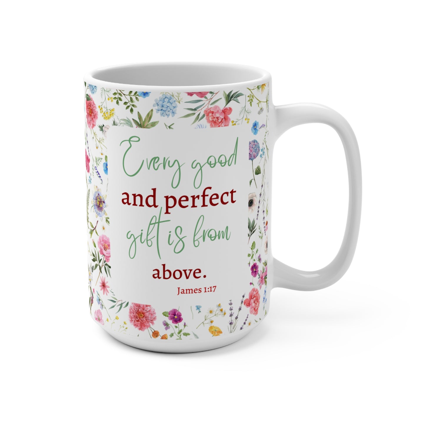 James 1:17 Bible Verses Ceramic Mug 15oz