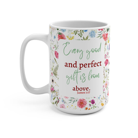 James 1:17 Bible Verses Ceramic Mug 15oz