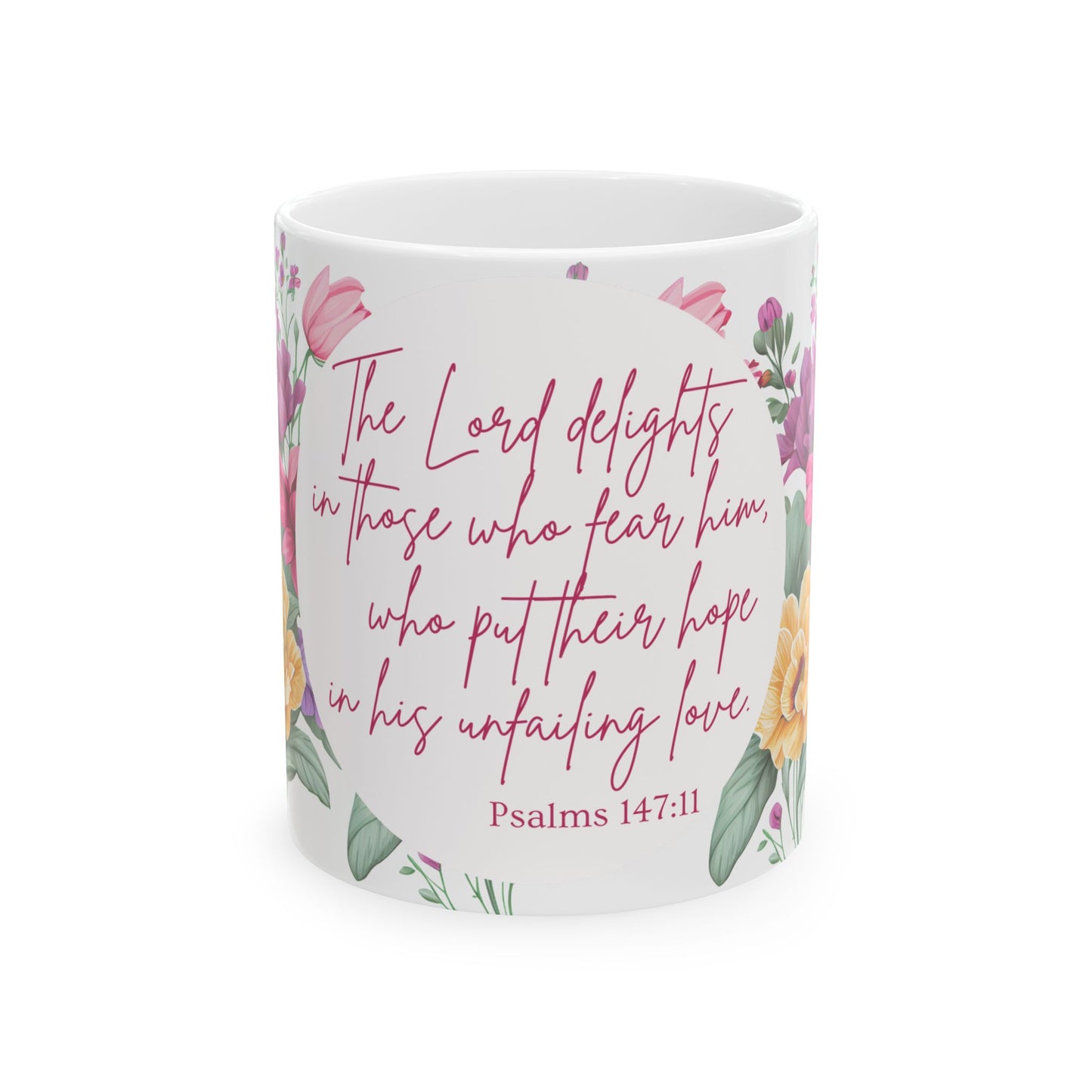 Powerful Bible Verse Ceramic Mug, (11oz, 15oz)