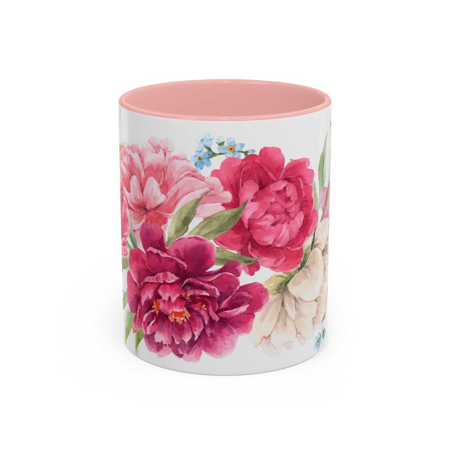 Pink Accent Coffee Mug (11, 15oz)