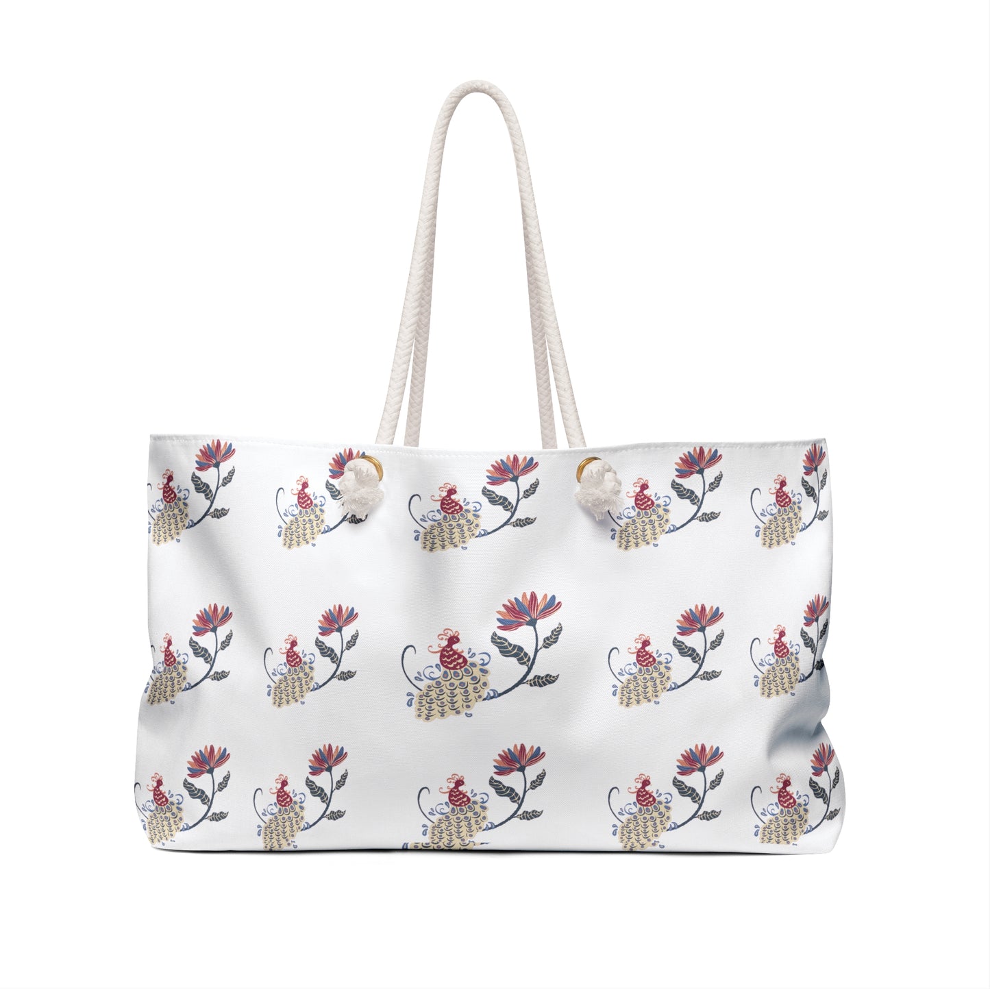 Peacock Floral Weekender Bag