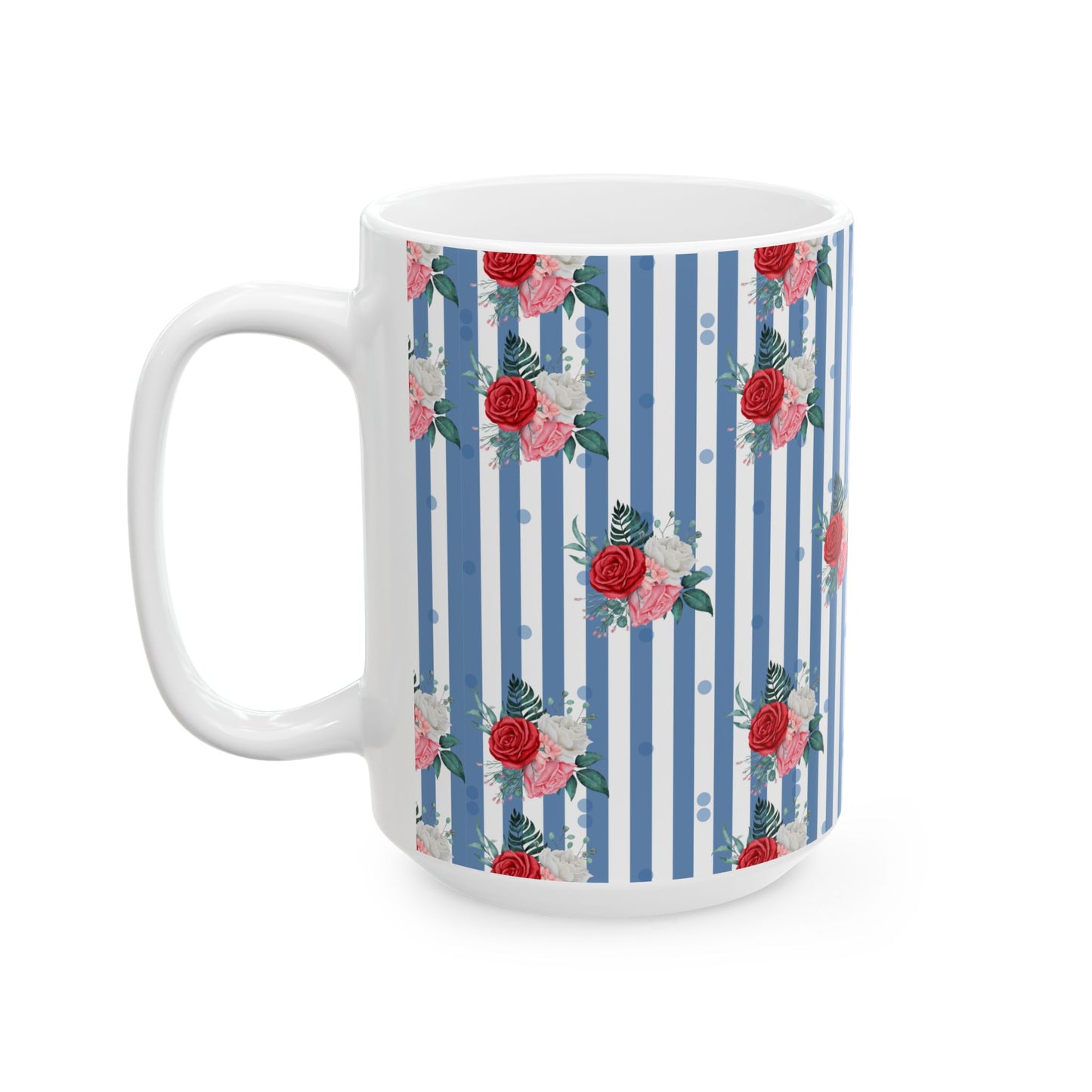 Elegant Ceramic Mug, (11oz, 15oz)