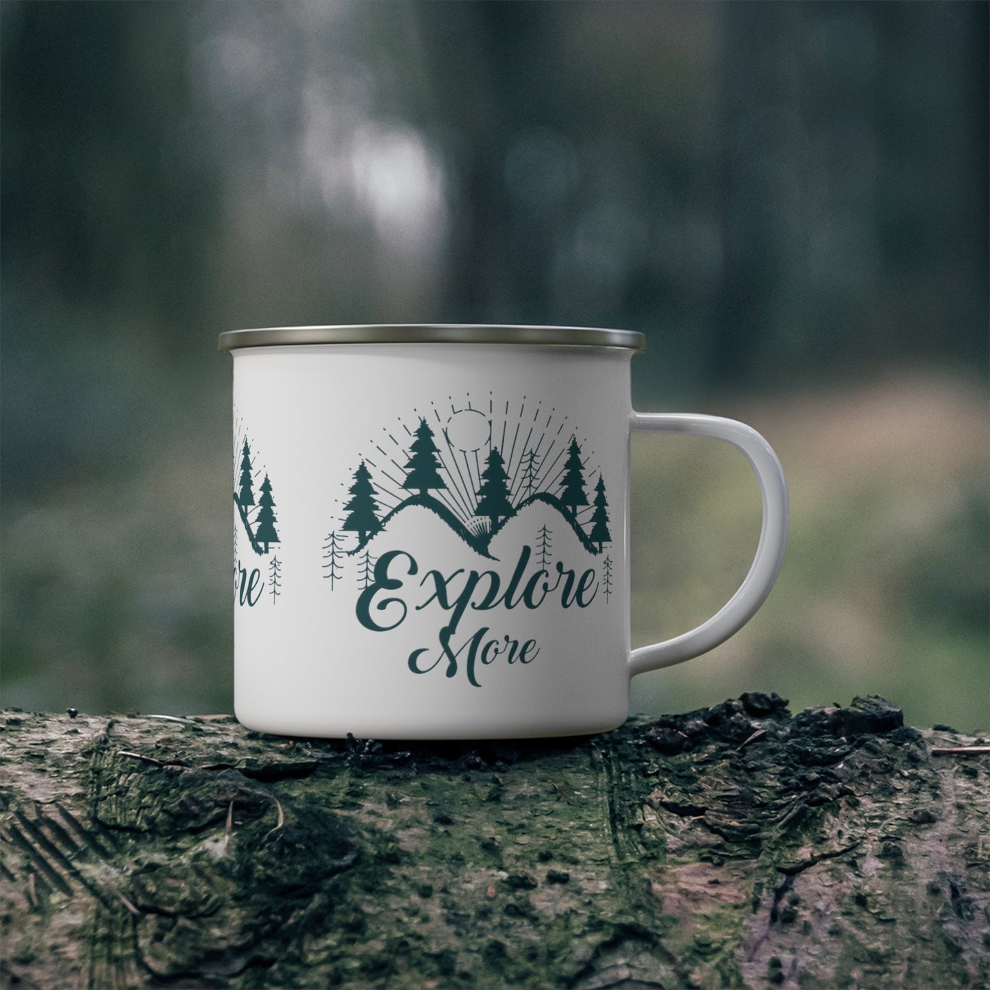 Explore More Enamel Camping Mug