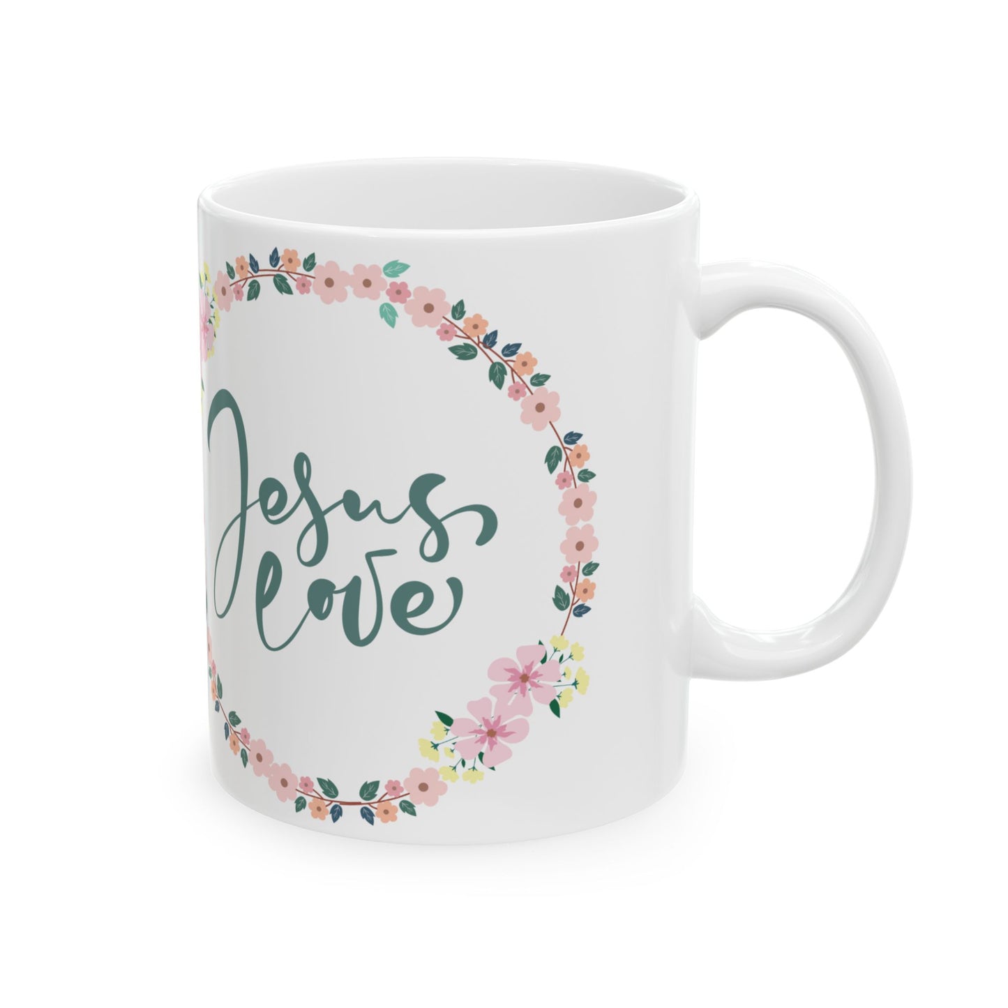 Jesus Love Ceramic Mug, (11oz, 15oz)