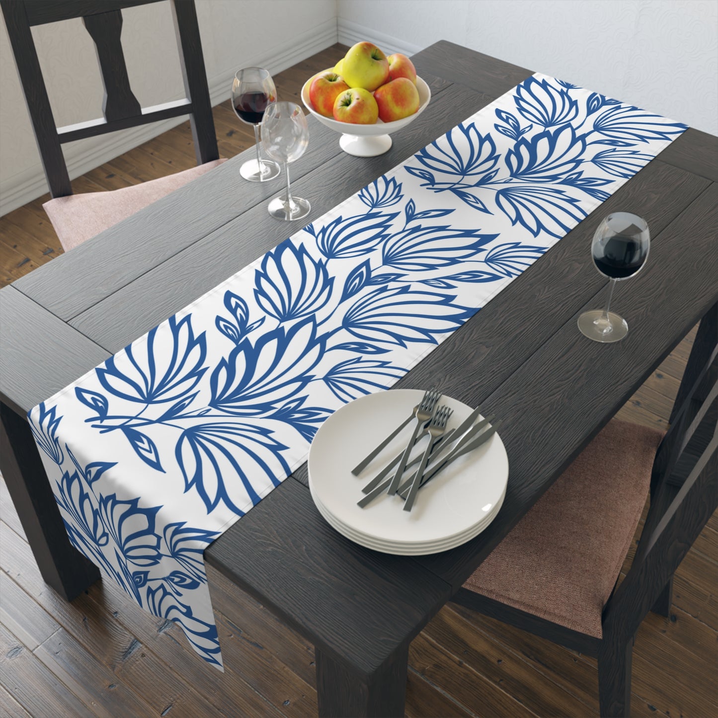 Blue Table Runner