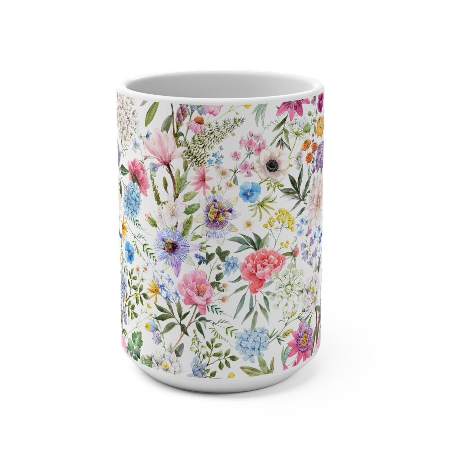 Floral printed colorful Mug 15oz