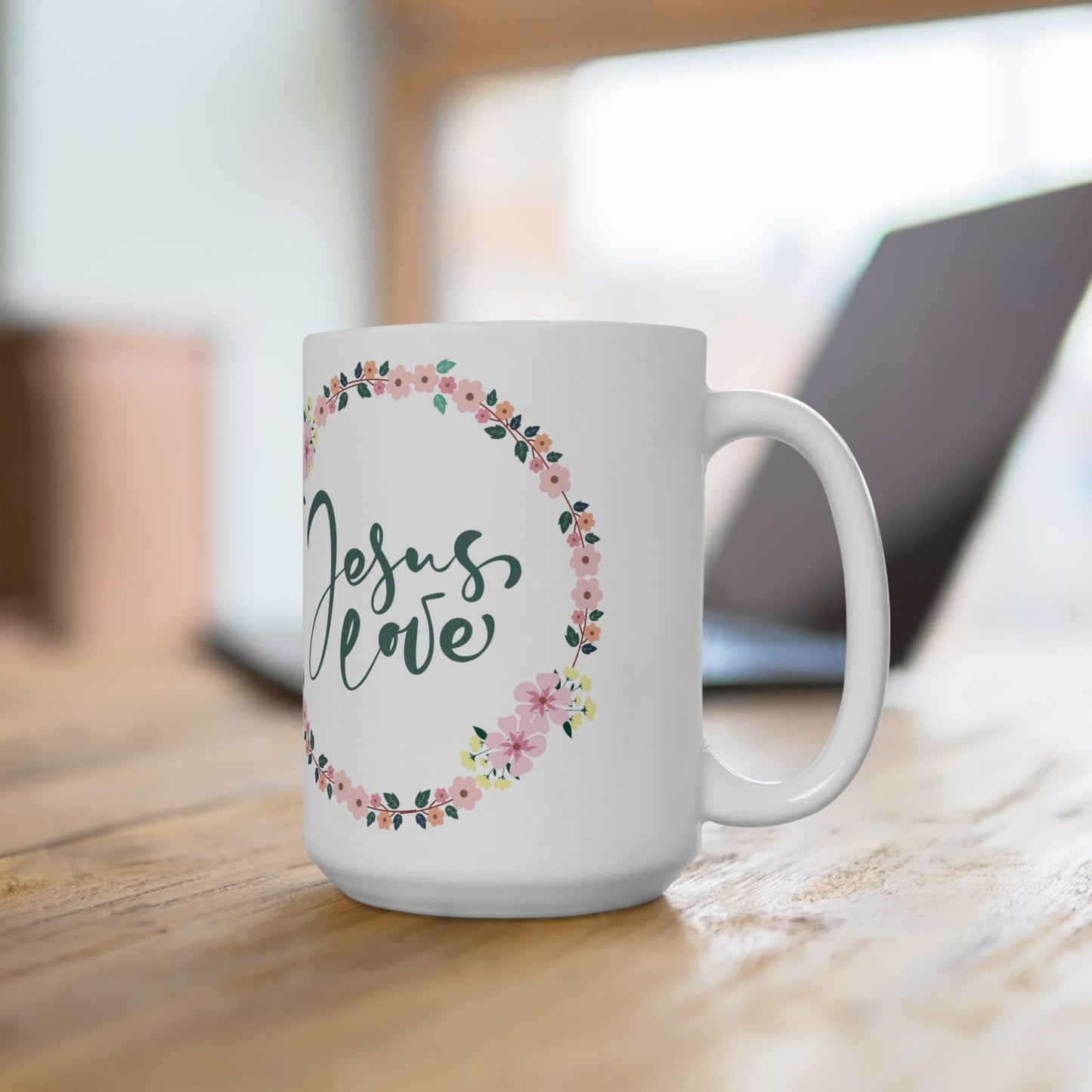 Jesus Love Ceramic Mug, (11oz, 15oz)