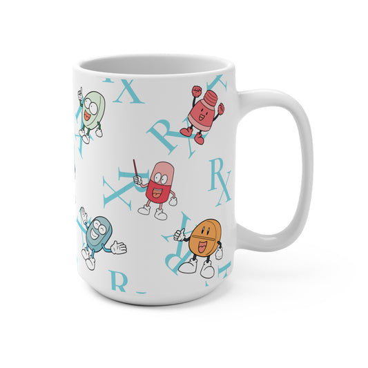 "Rx" symbol Ceramic  Mug 15oz