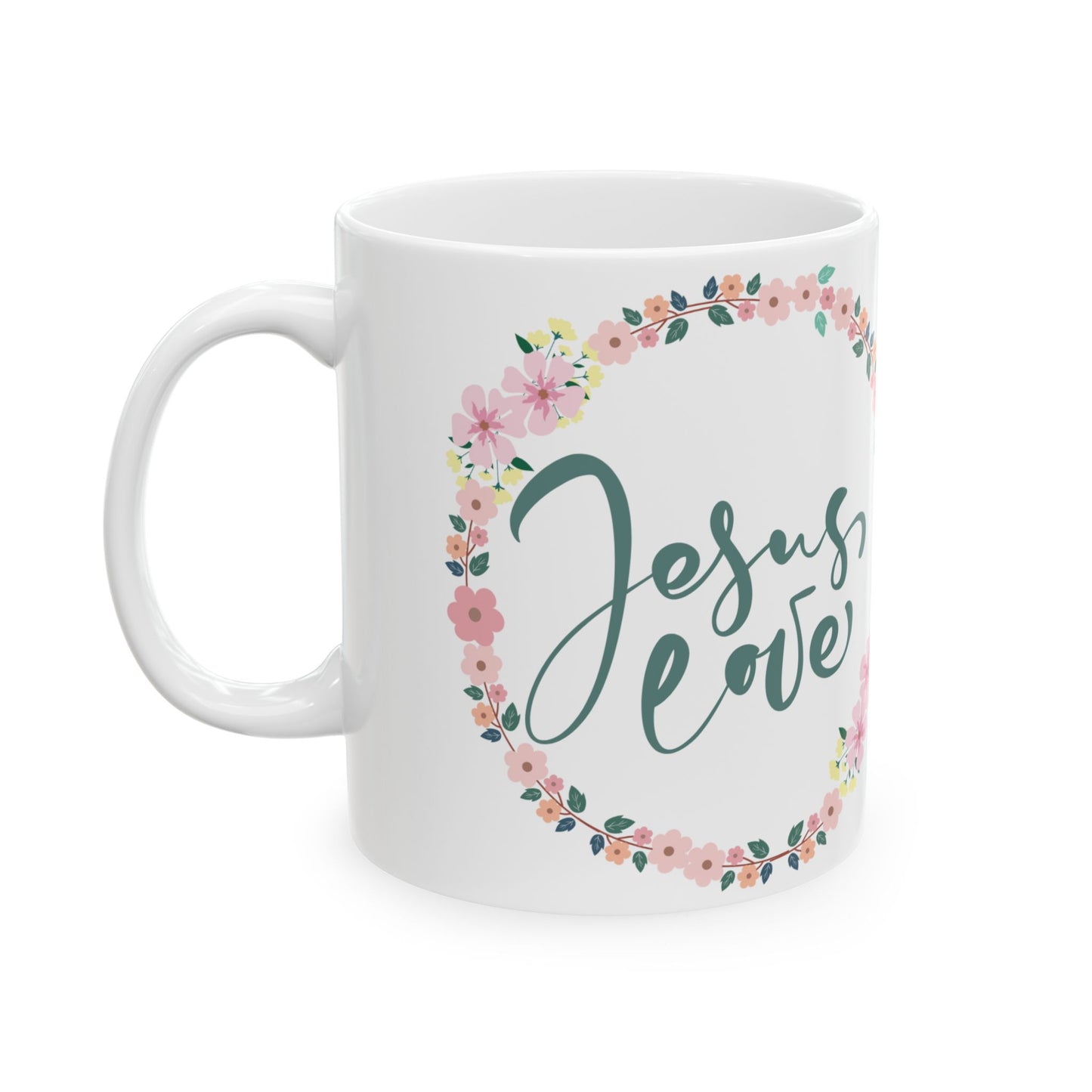 Jesus Love Ceramic Mug, (11oz, 15oz)