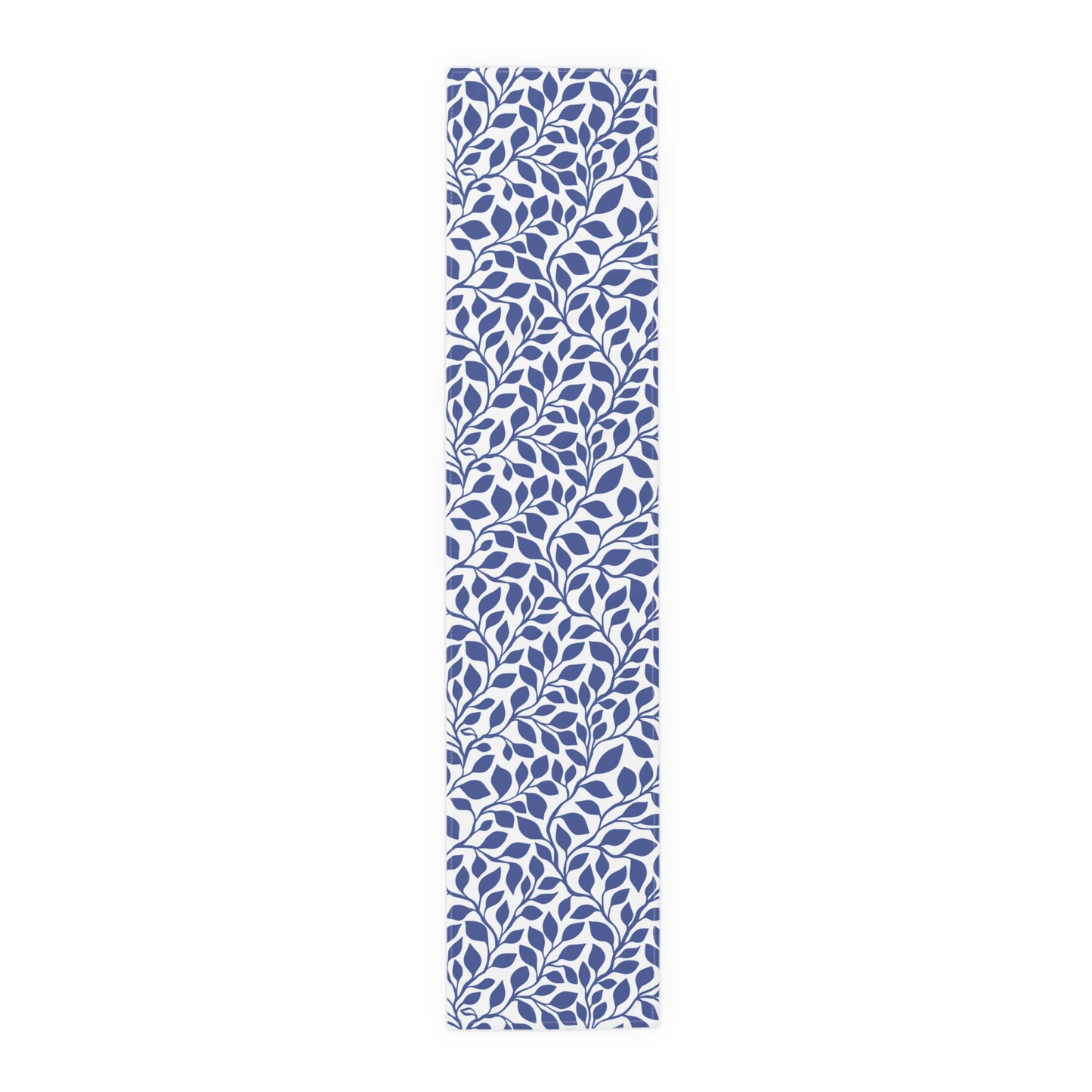 Blue Leafy Table Runner