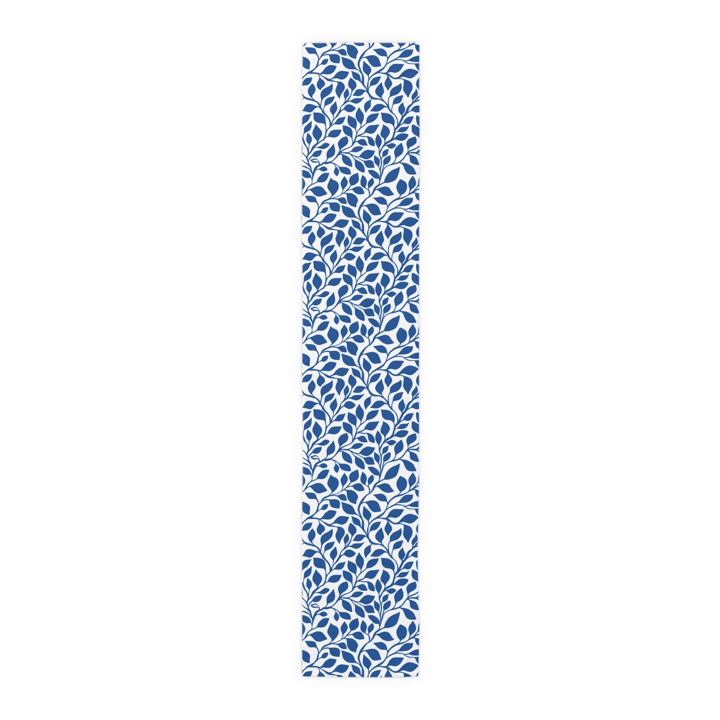 Blue Leafy Table Runner