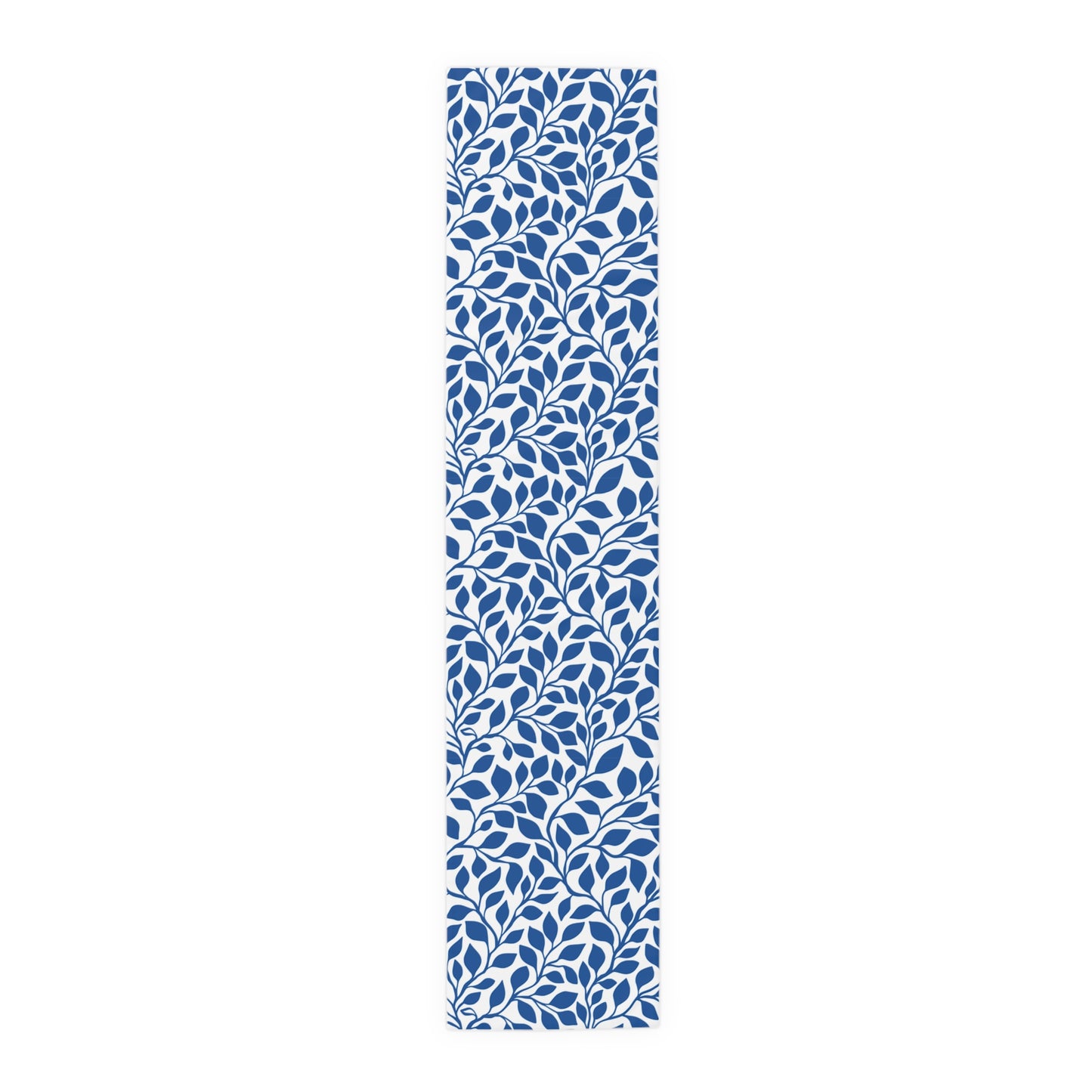 Blue Leafy Table Runner