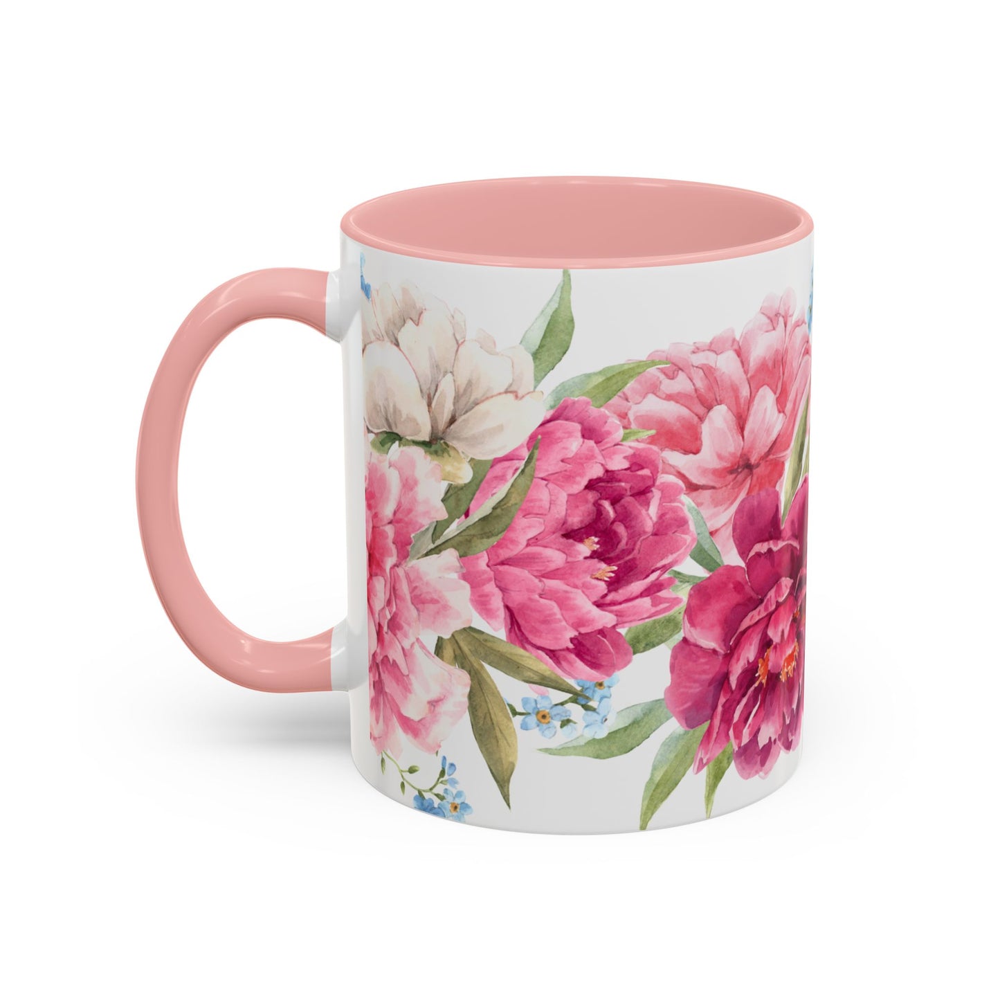 Pink Accent Coffee Mug (11, 15oz)