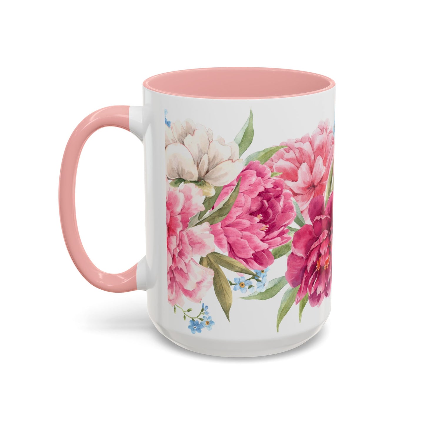 Pink Accent Coffee Mug (11, 15oz)