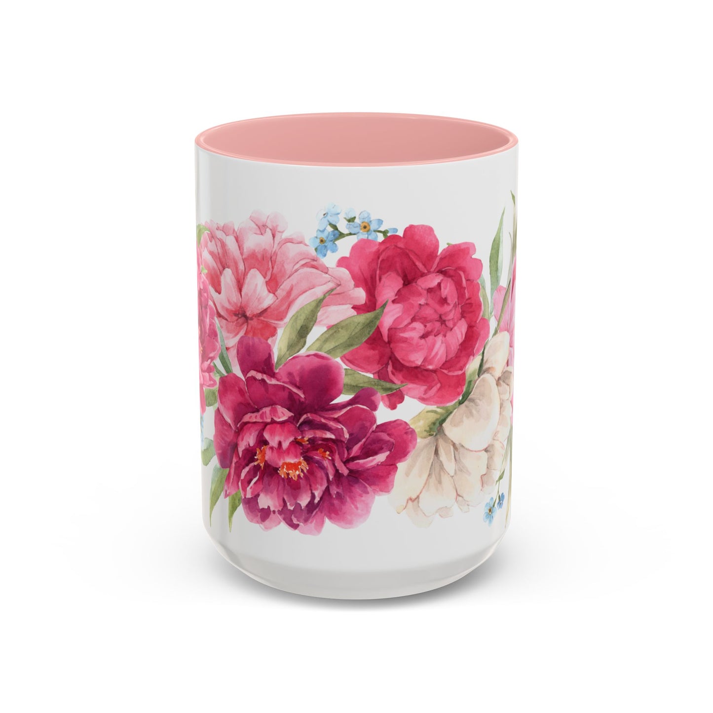 Pink Accent Coffee Mug (11, 15oz)