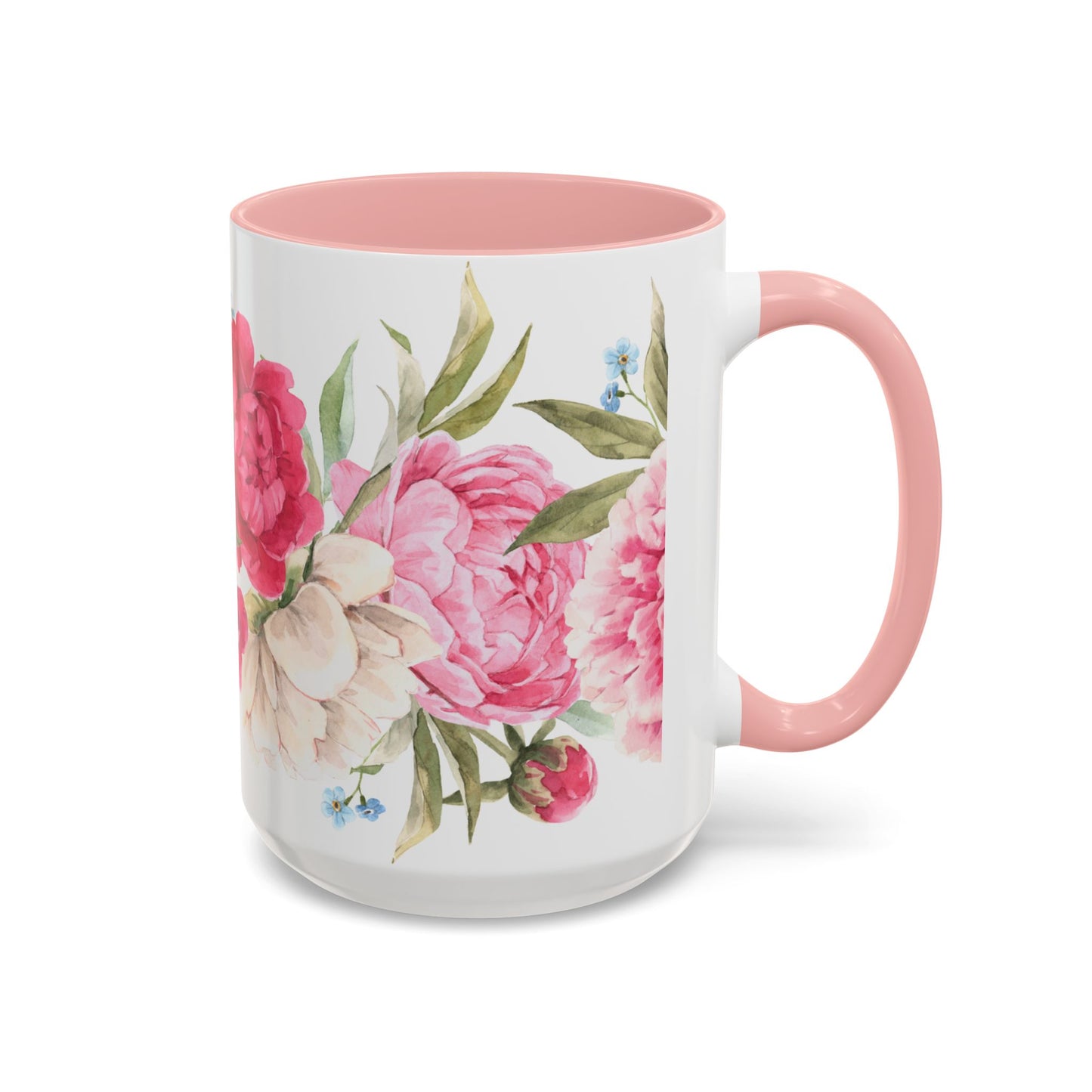 Pink Accent Coffee Mug (11, 15oz)