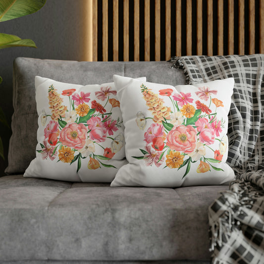 Floral Print -  Throw Pillow Covers