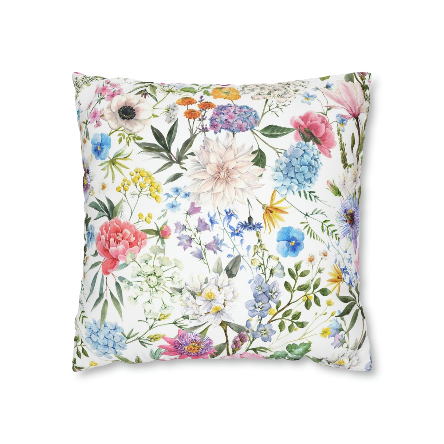 Floral Overlay Print - Throw Pillow Covers