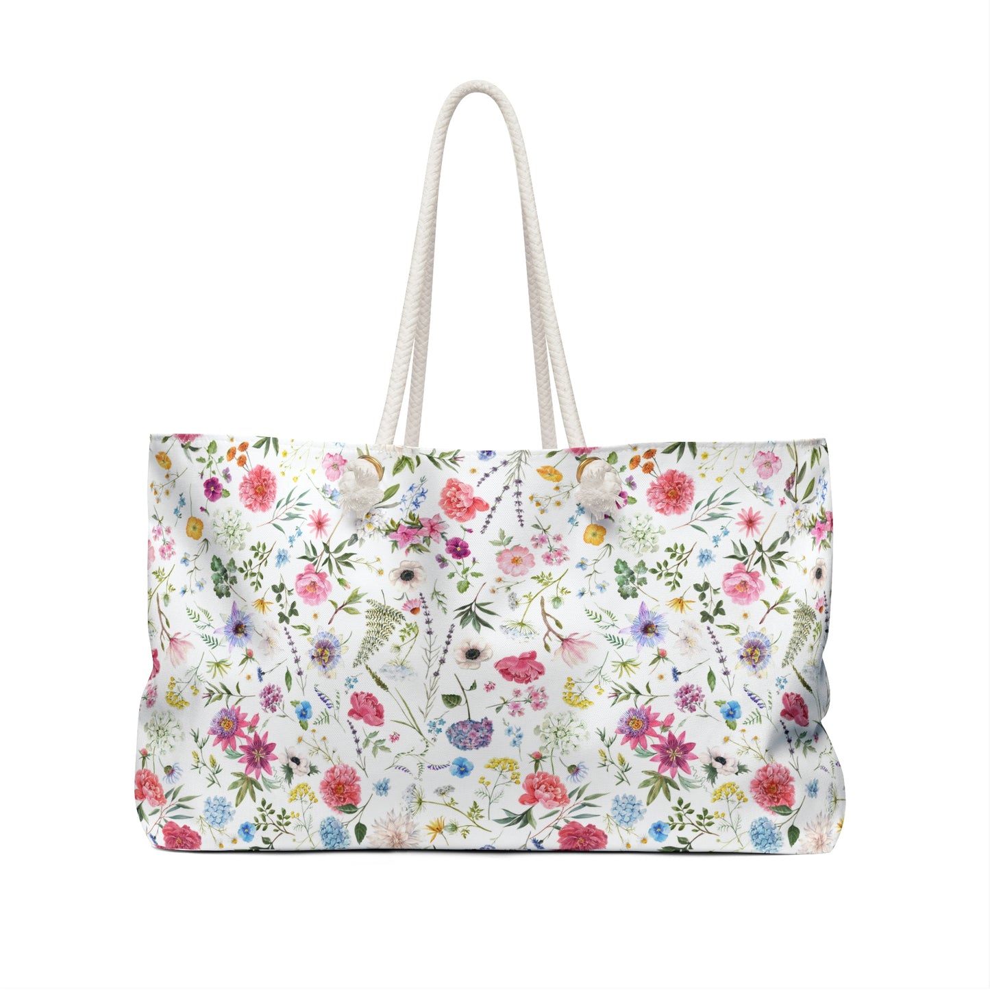 Wild Flower Pattern Weekender Bag