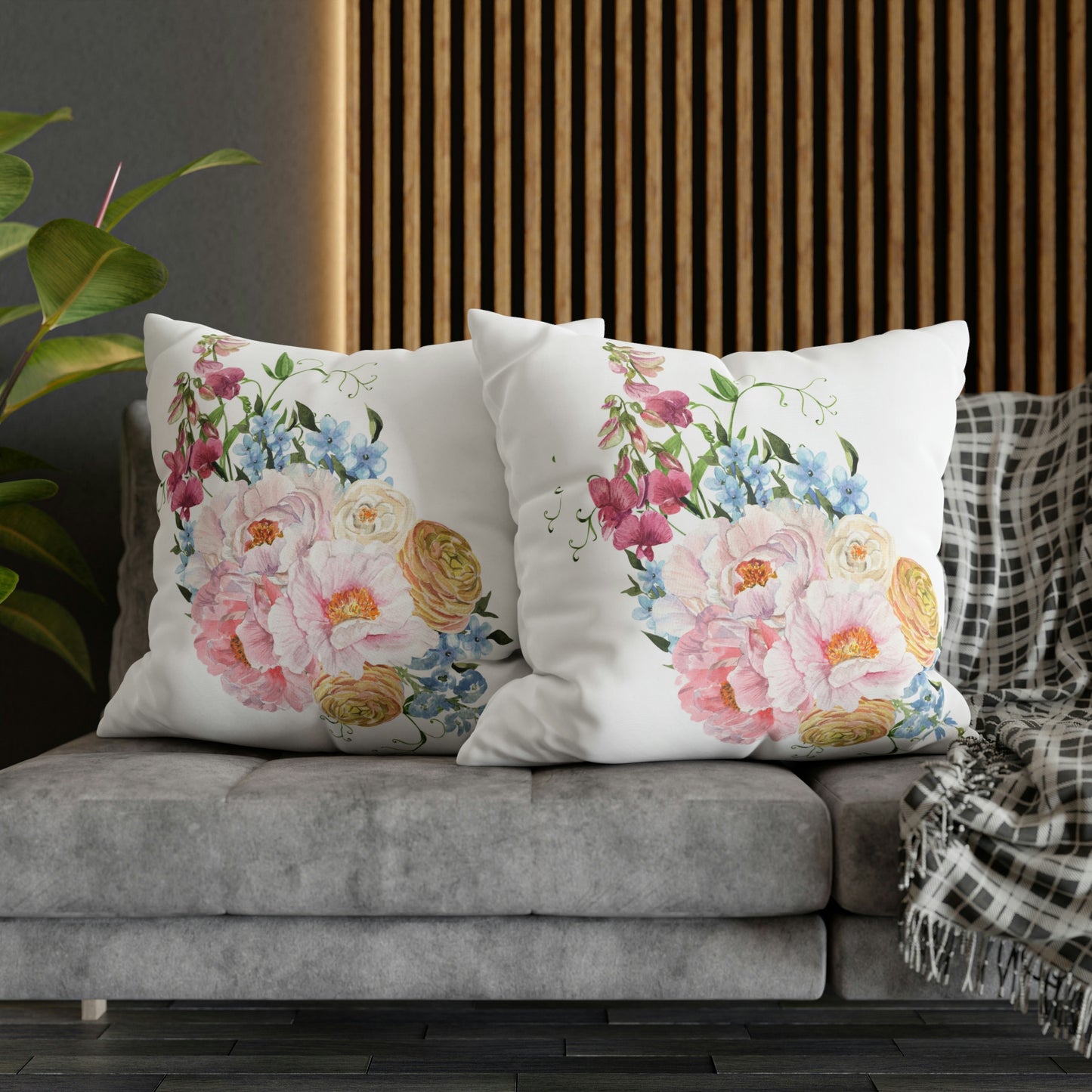 Floral pattern - Throw Pillow  Covers