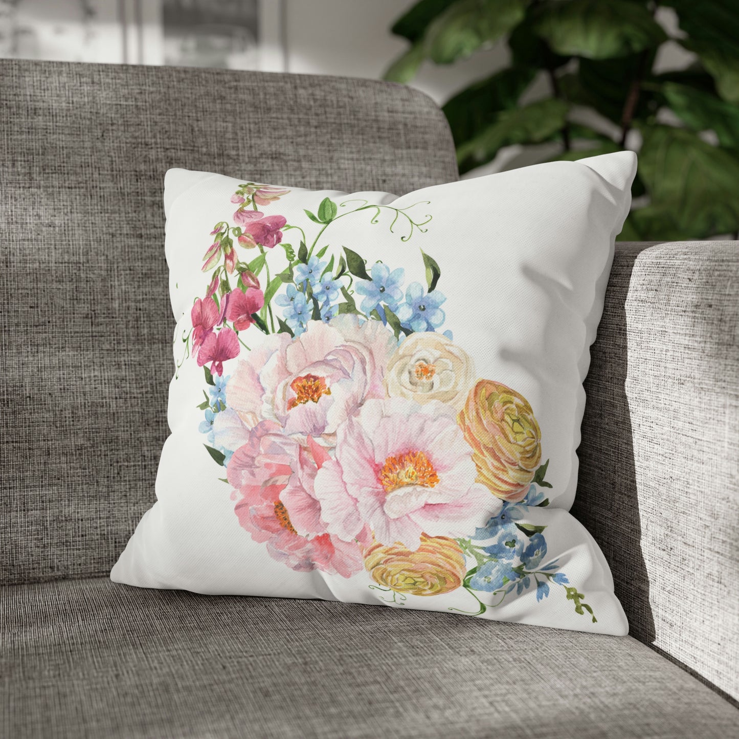 Floral pattern - Throw Pillow  Covers