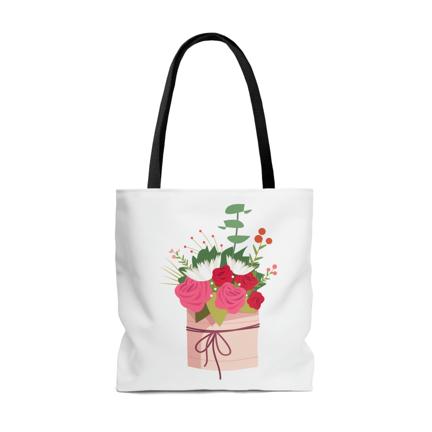 Floral vase Tote Bag