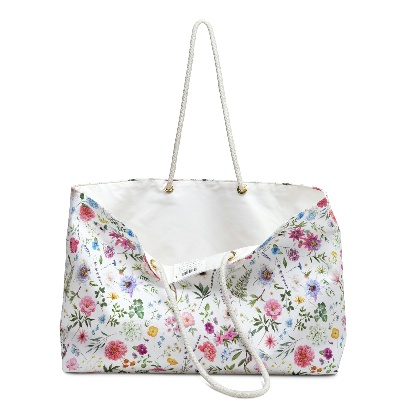 Wild Flower Pattern Weekender Bag