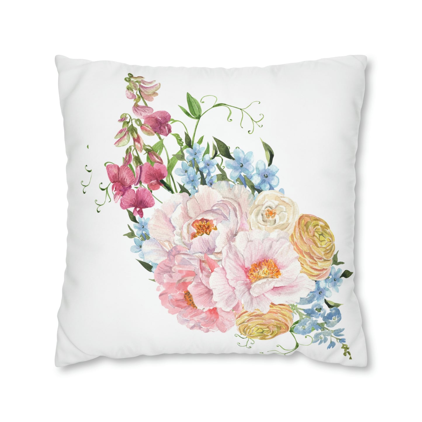 Floral pattern - Throw Pillow  Covers