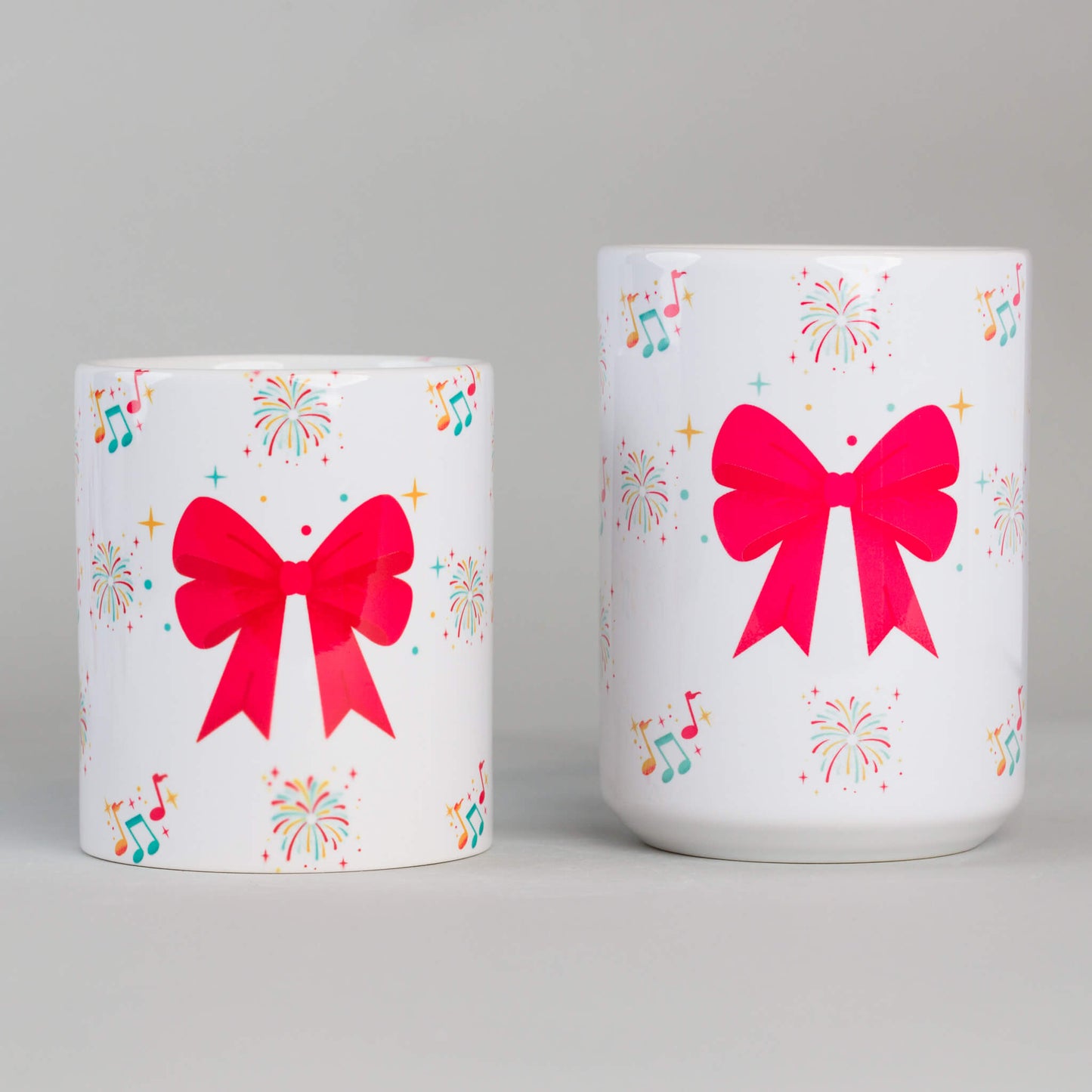 Red Bow Tie - Holiday Design - Ceramic Mug