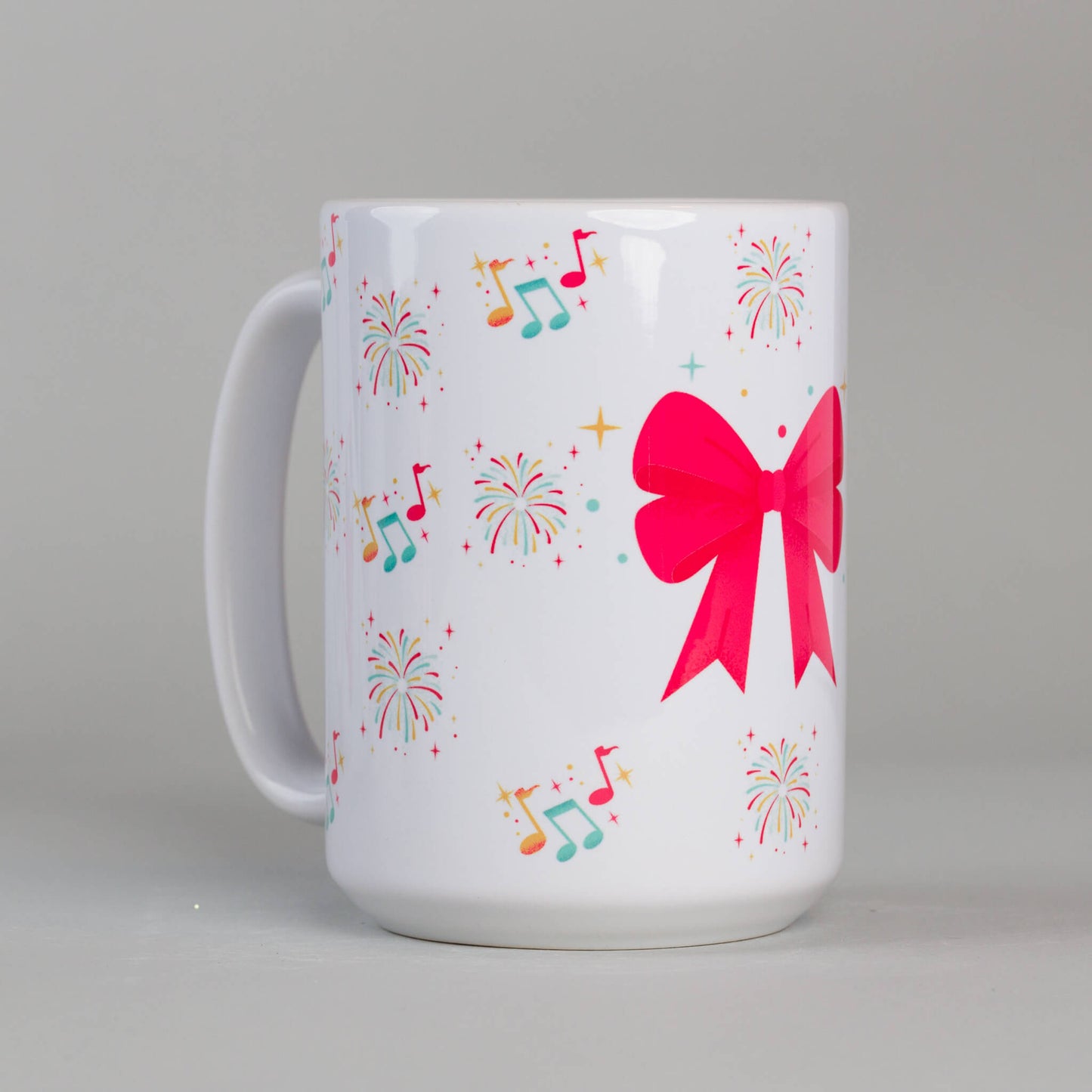 Red Bow Tie - Holiday Design - Ceramic Mug