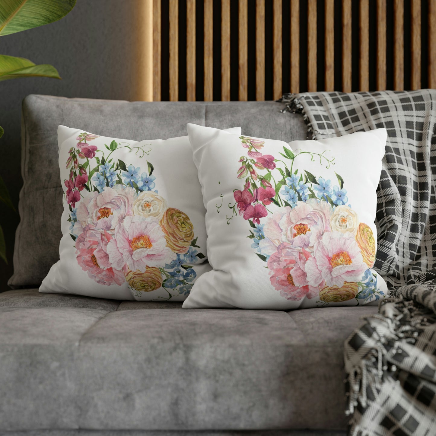 Floral pattern - Throw Pillow  Covers