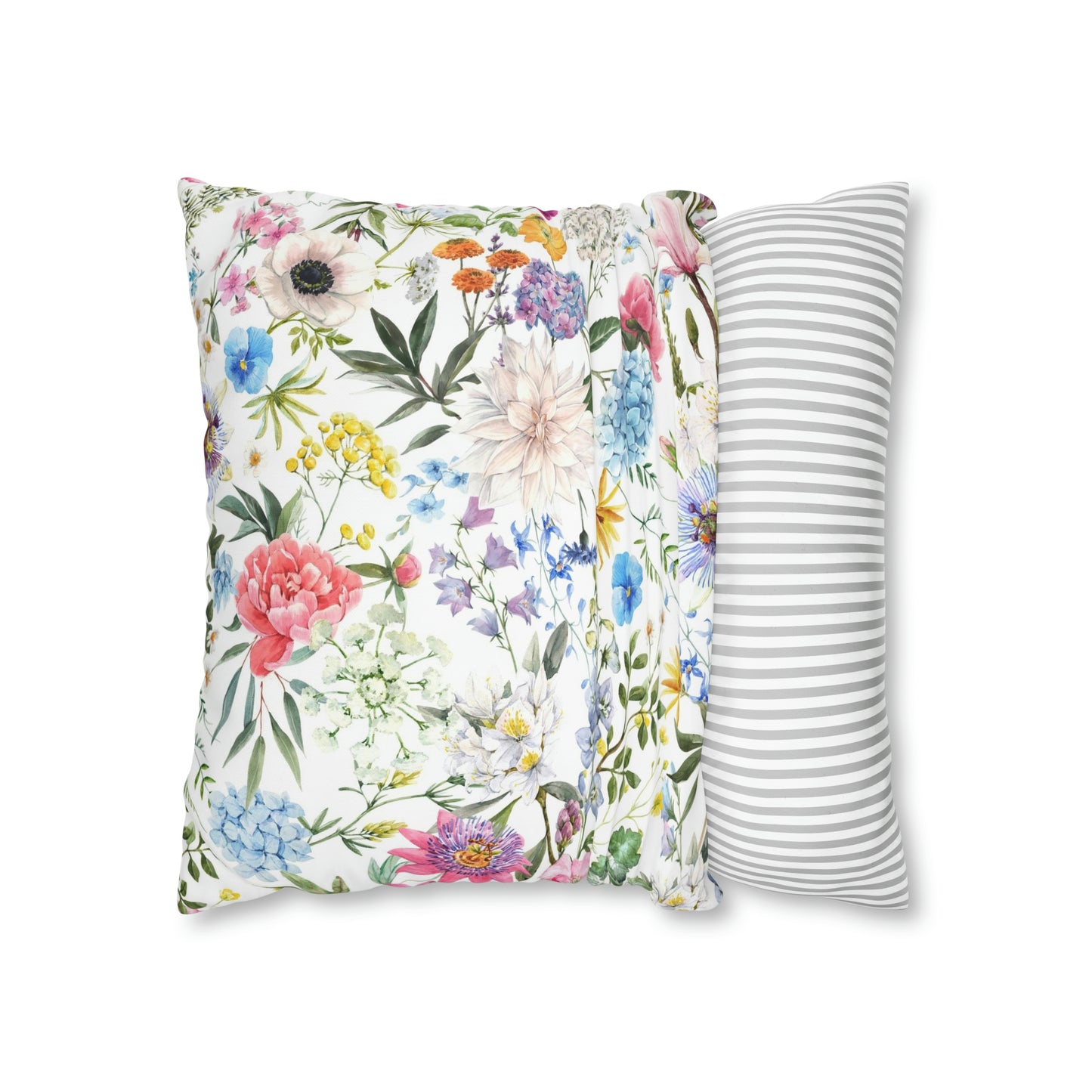 Floral Overlay Print - Throw Pillow Covers