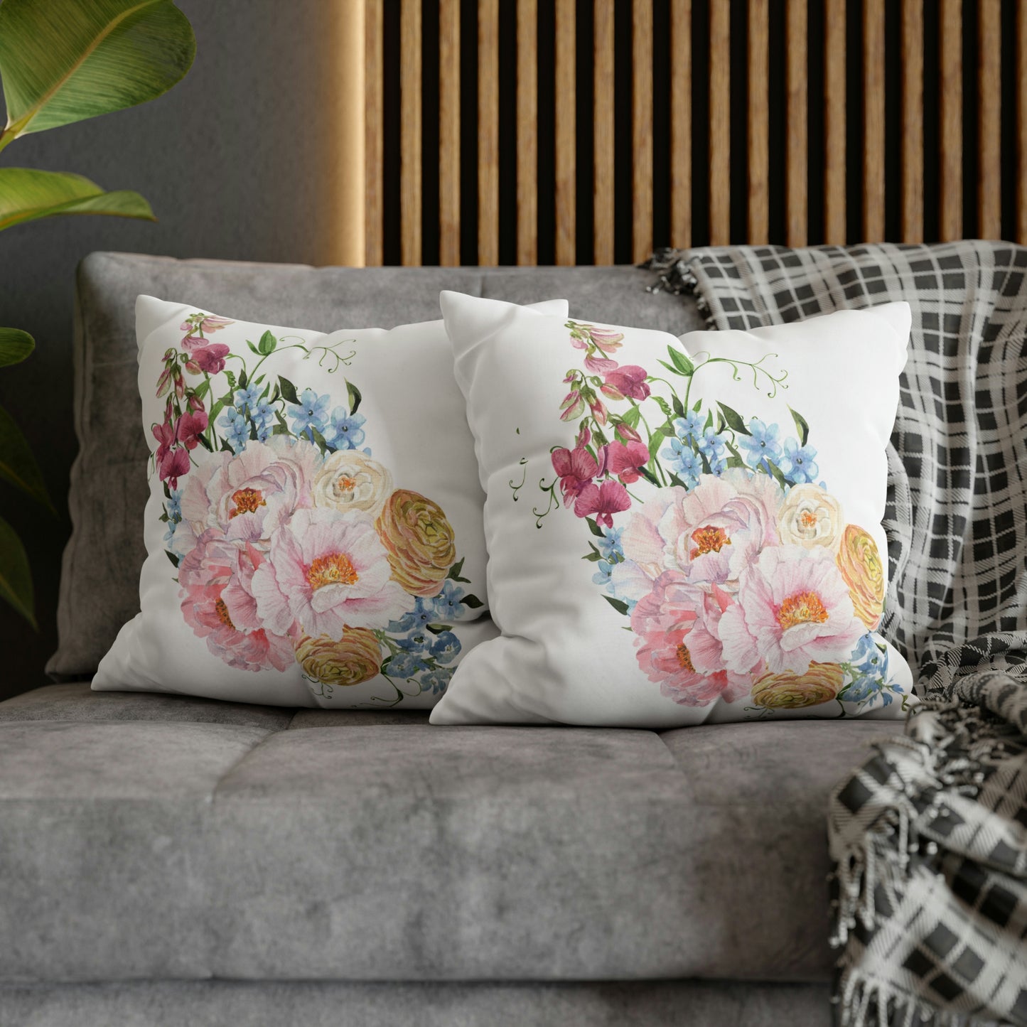 Floral pattern - Throw Pillow  Covers